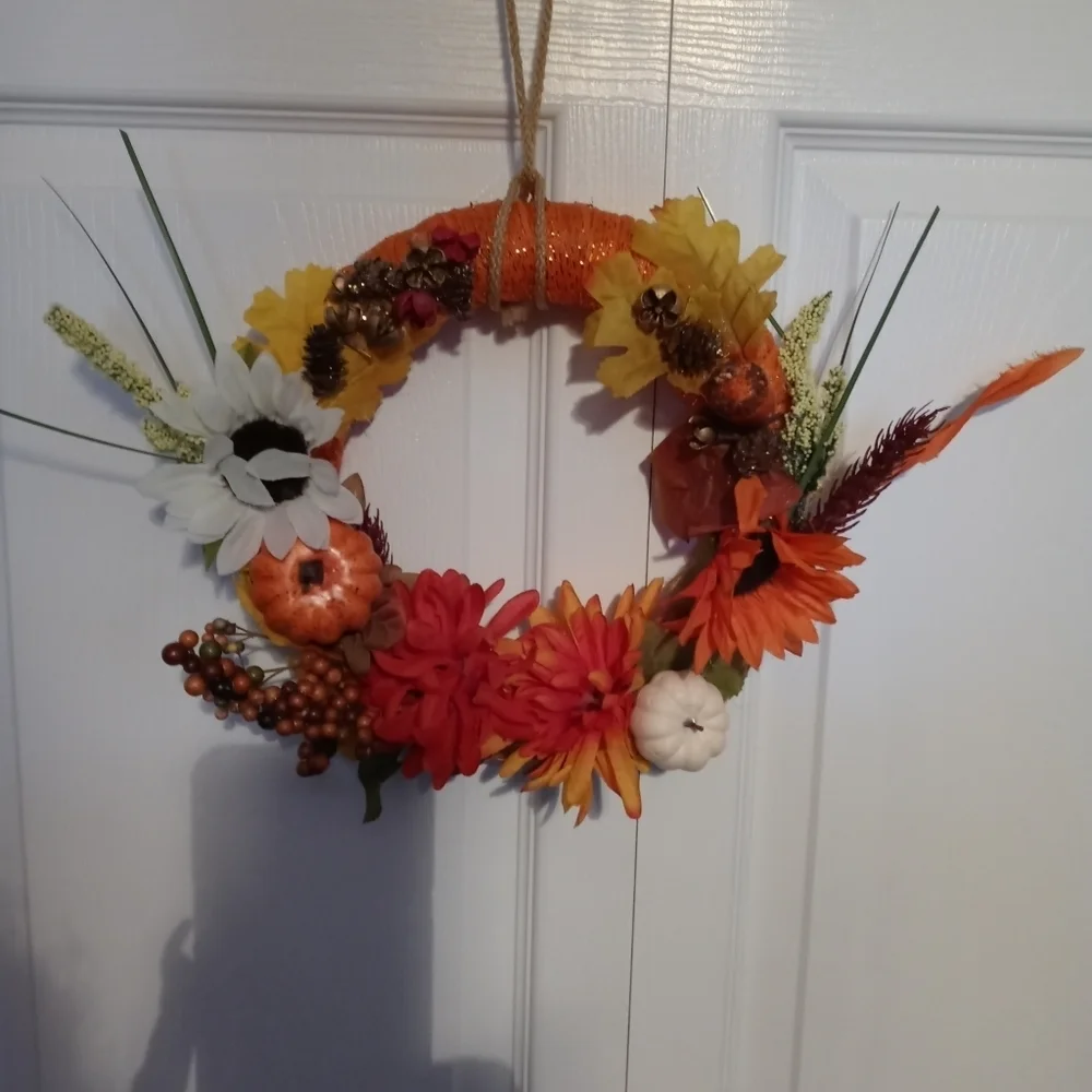 Beautiful 12 in fall/ Thanksgiving wreath